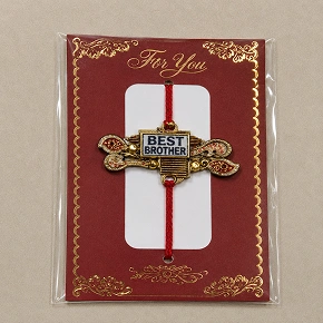 Best Brother Red Thread Rakhi