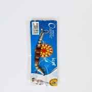 Rudraksha Sunburst Floral Rakhi For Brother