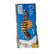 Golden Beaded Rakhi With Floral Stone