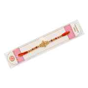 Gold Toned Beaded Rakhi