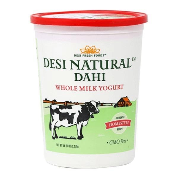 Desi Natural Yogurt Whole Milk (R) 4 LBS