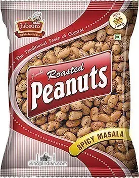 Jabsons Roasted Peanuts   Spicy Masala