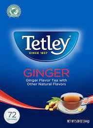 Tetley Ginger Tea 72 BAG