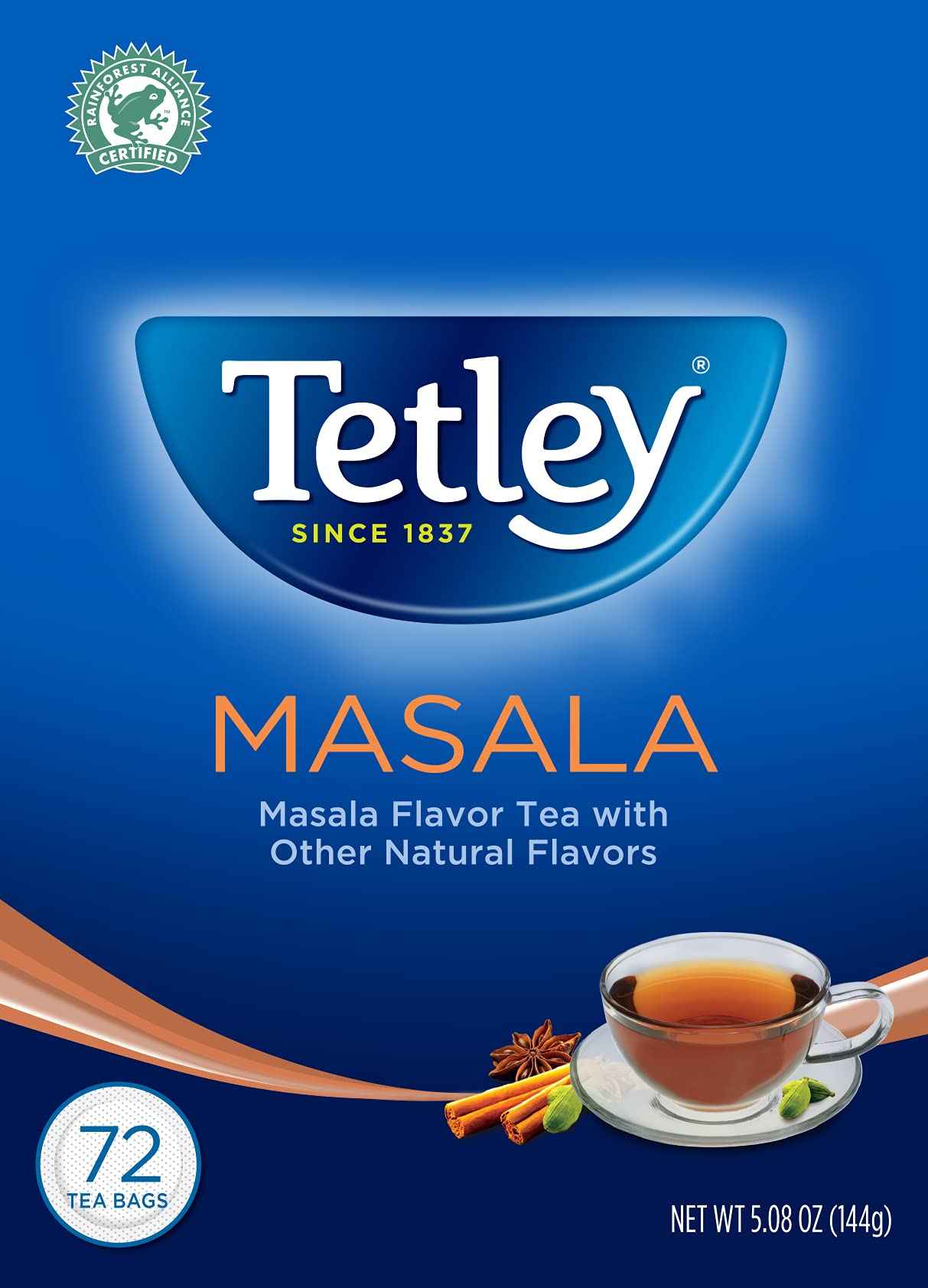 Tetley Masala Tea 72 BAG