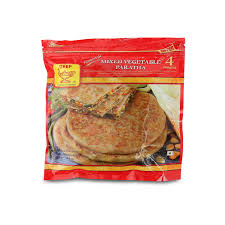 Deep Mixed Veg Paratha  16 PCS