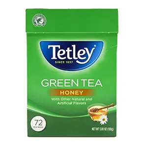TETLEY GREEN TEA WITH HONEY 72 BAG