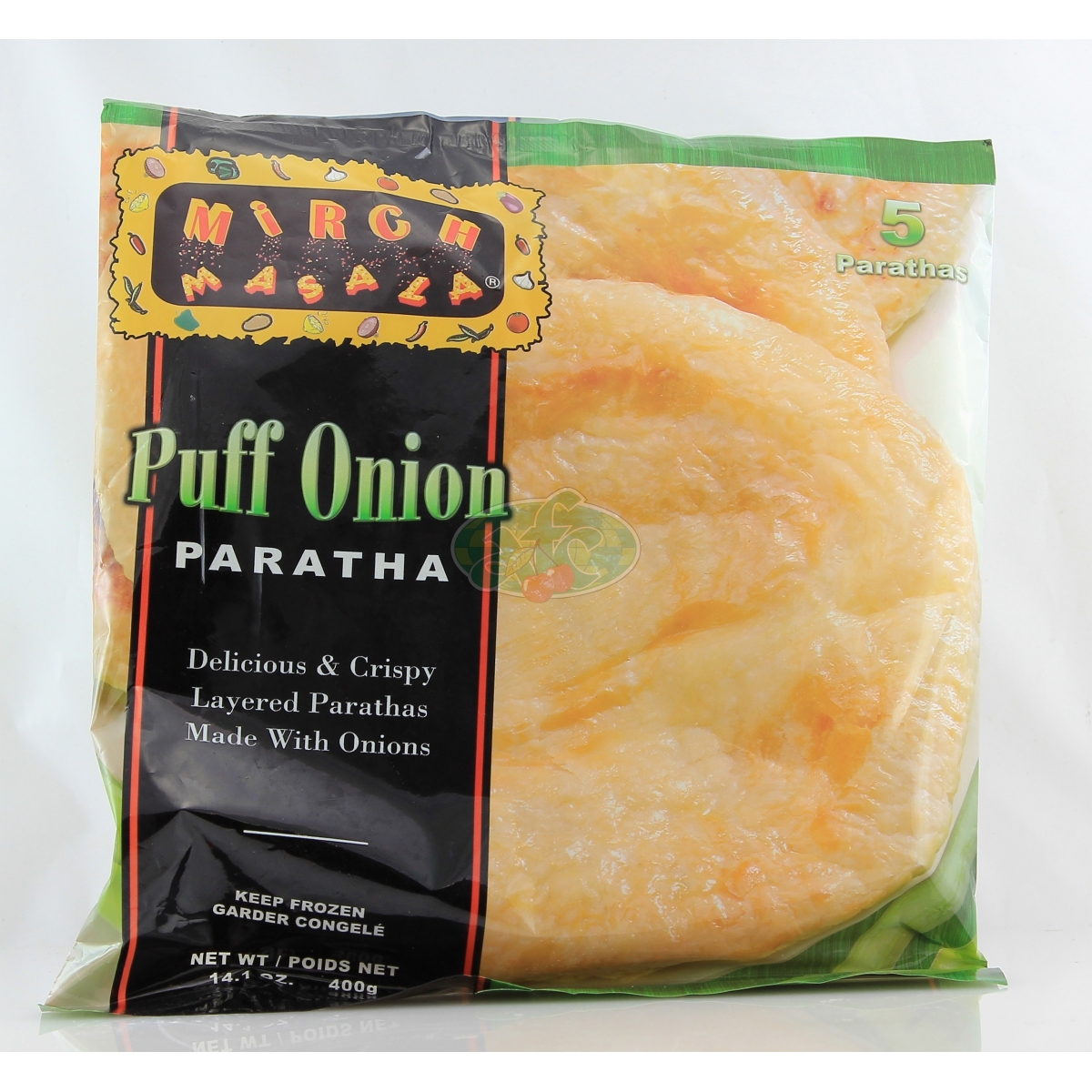 PARATHA   MIRCH MASALA PUFF ONION PARATHA (Parantha) 0.88 LBS