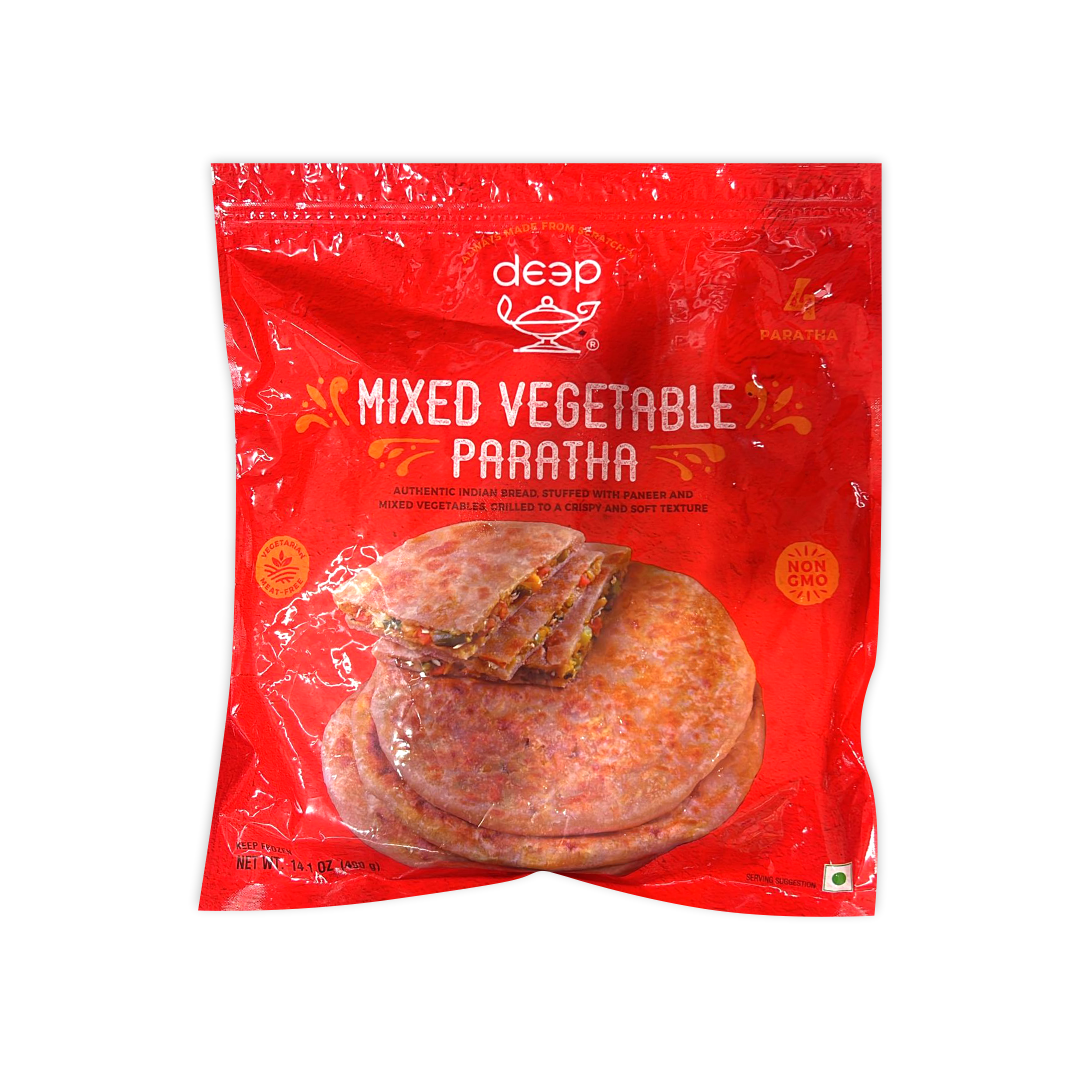 DEEP MIX VEG PARATHA  16 PCS