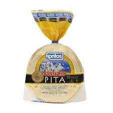 KONTOS POCKET LESS PITA 10 Each