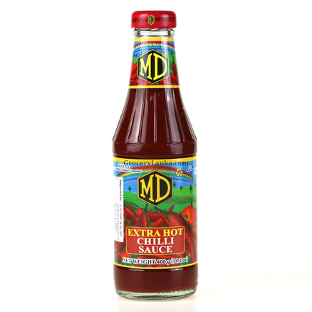 MD EXTRA HOT CHILLI SAUCE 400 GM