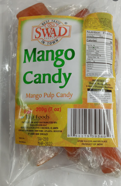 Swad Mango Masala Candy 7 Oz