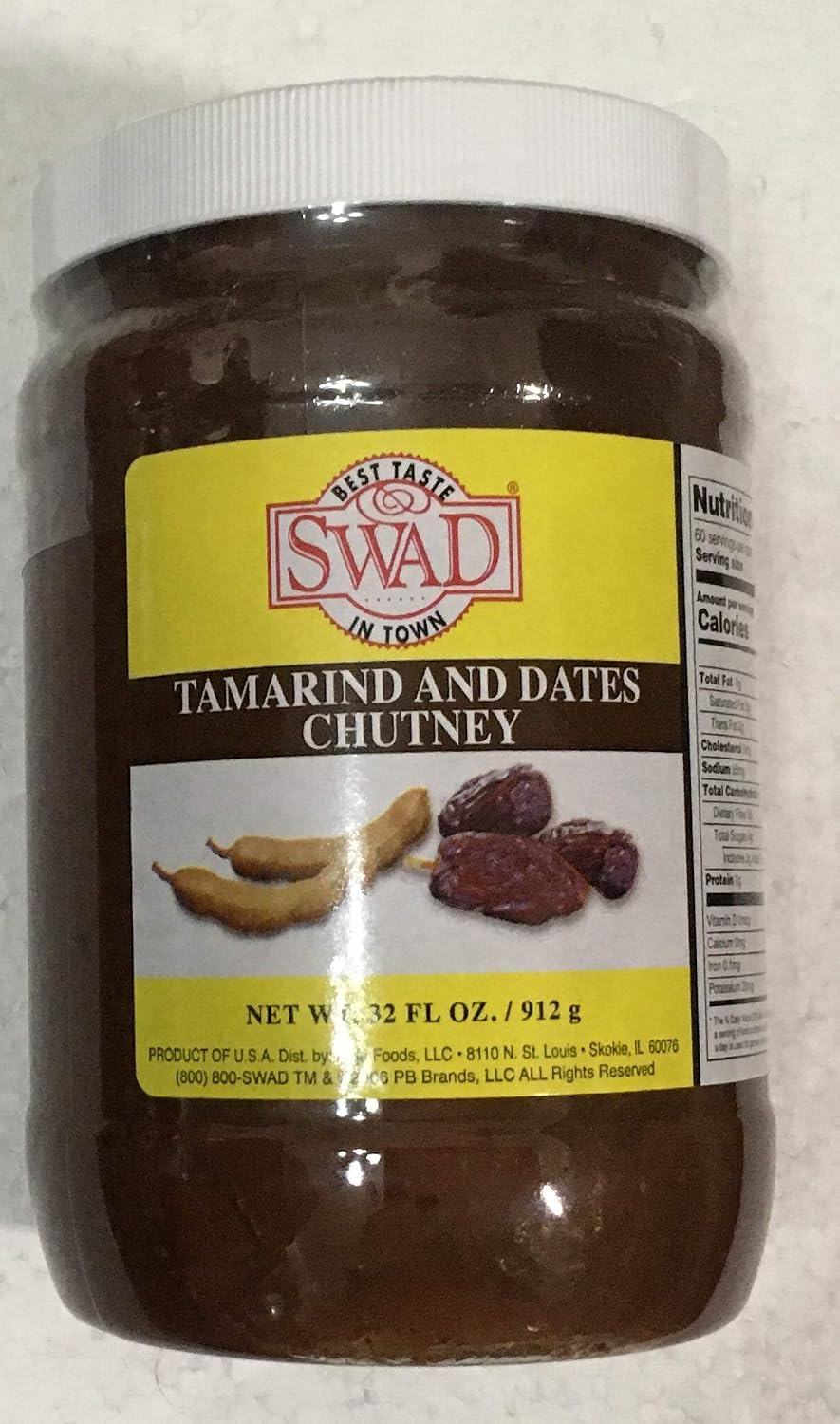 Swad Tamarind Dates Chutney 912 GM