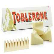 TOBLERONE SWISS WHITE CHOCOLATE 3.5 OZ