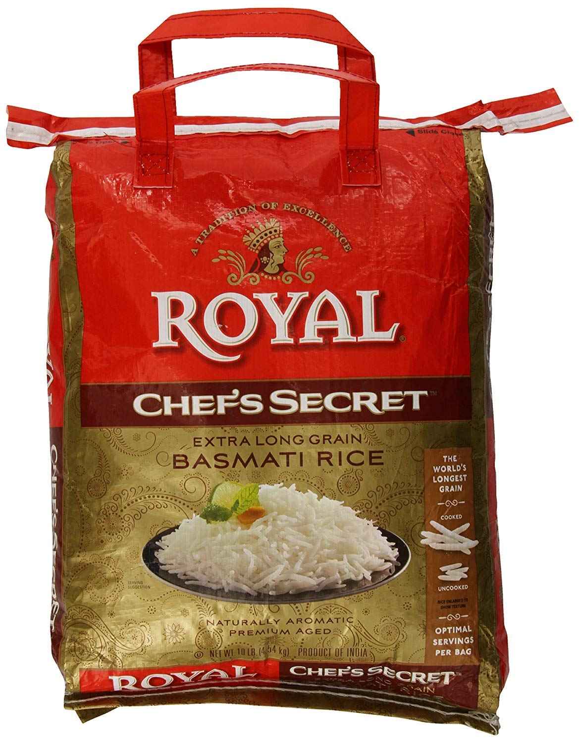ROYAL CHEFS SECRET BASMATI RICE 10 LBS