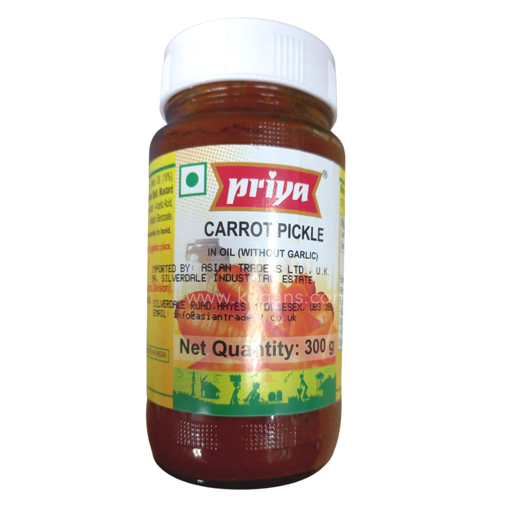 PRIYA CARROT PICKLE WO 300 GM