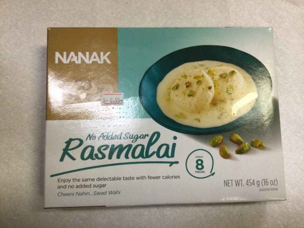 NANAK RASMALAI NO ADDED SUGAR 1 LBS