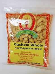 LX.Whole Cashew  200 GM