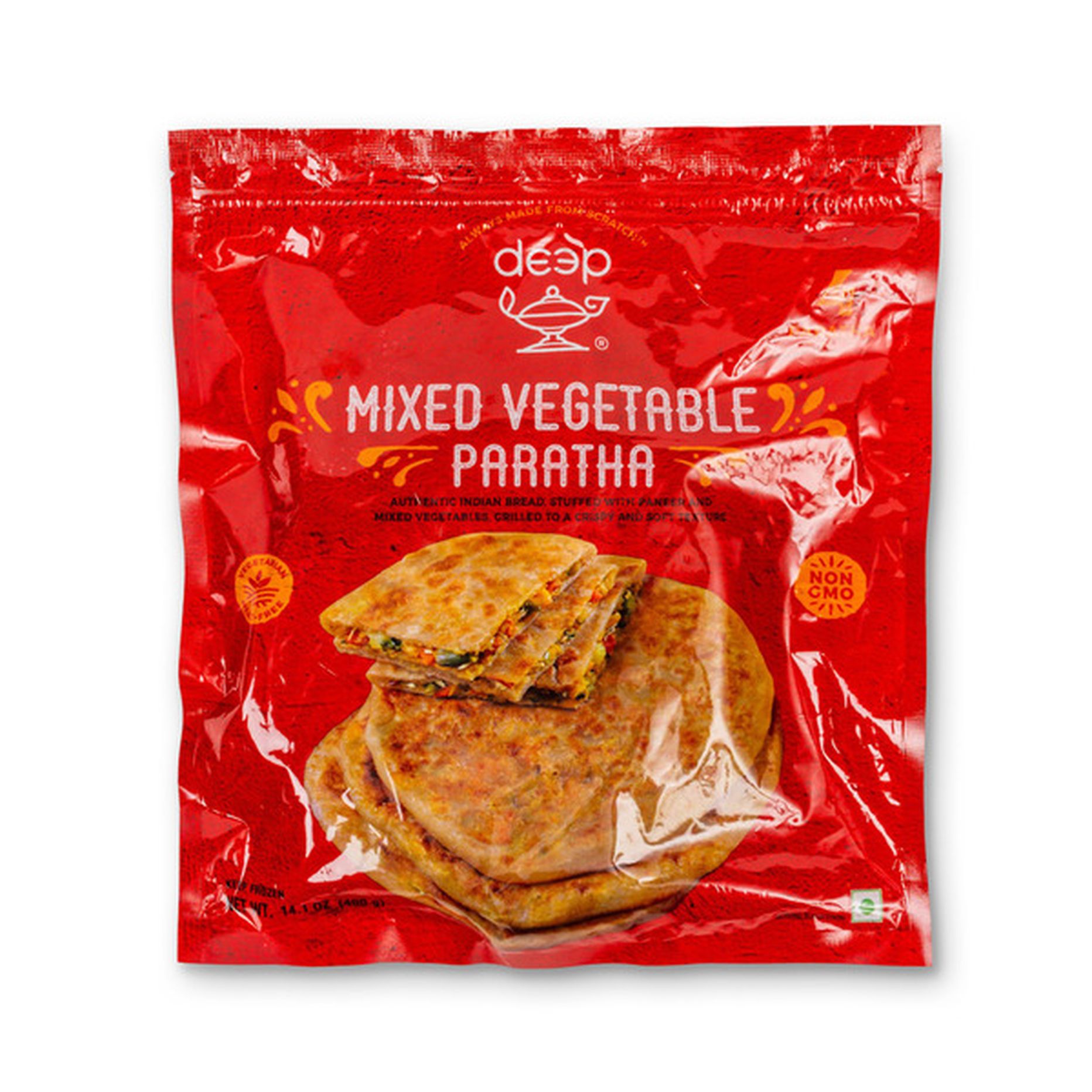 Paratha   Deep Mixed Vegetable Paratha  14 OZ