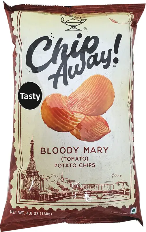 CHIP AWAY BLOODY MARY POTATO CHIPS DEEP 130 GM