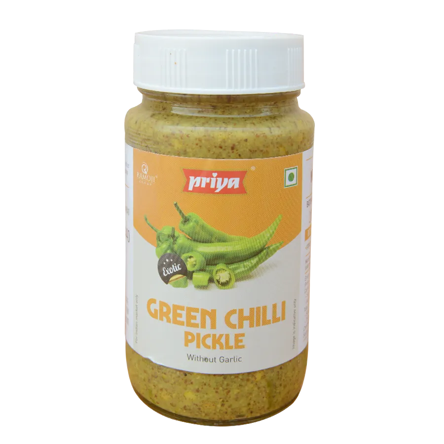 PRIYA GREEN CHILLI PICKLE 300 GM