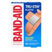 Band Aid Assorted Sizes 30 PCS
