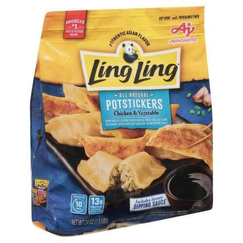 LINGLNG CHICKEN POTS 24 OZ