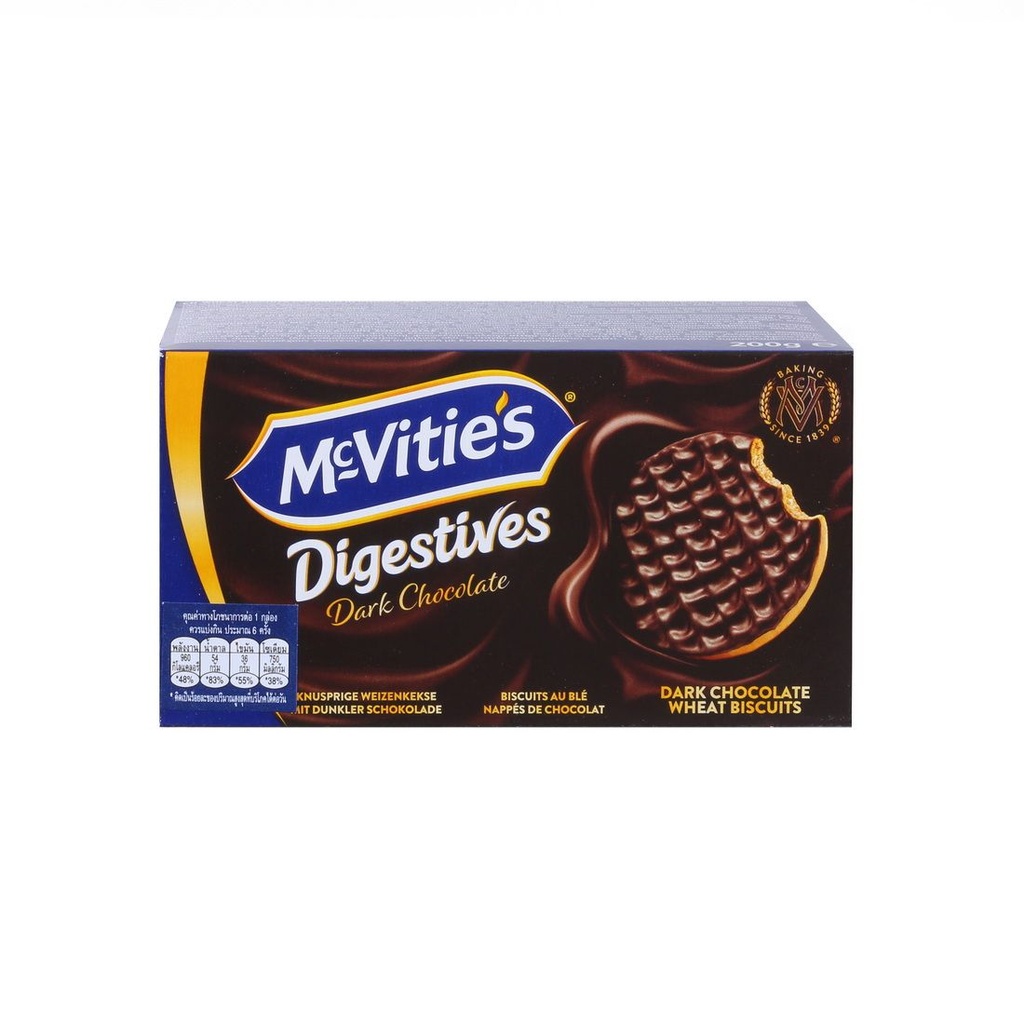 Mc Vites Digestives Dark Chocolate 200 GM