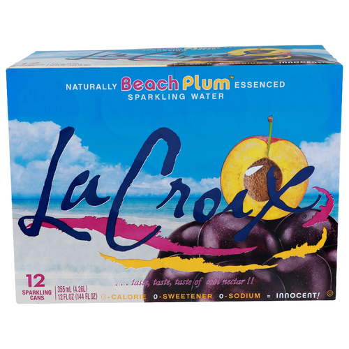 LACROIX BEACH PLUM 12 OZ