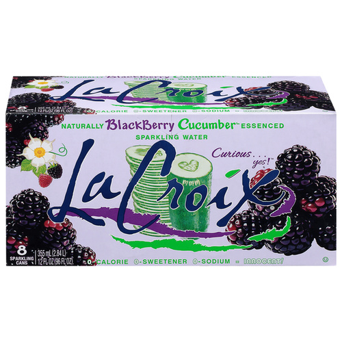 LACROIX BLKBRY CUCUM 12 OZ