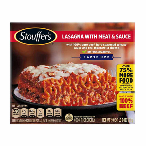 STOU SAT SRV LASGNA 19 OZ