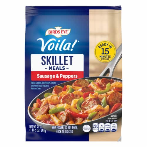 BE VOILA SAUSAGE & P 21 OZ