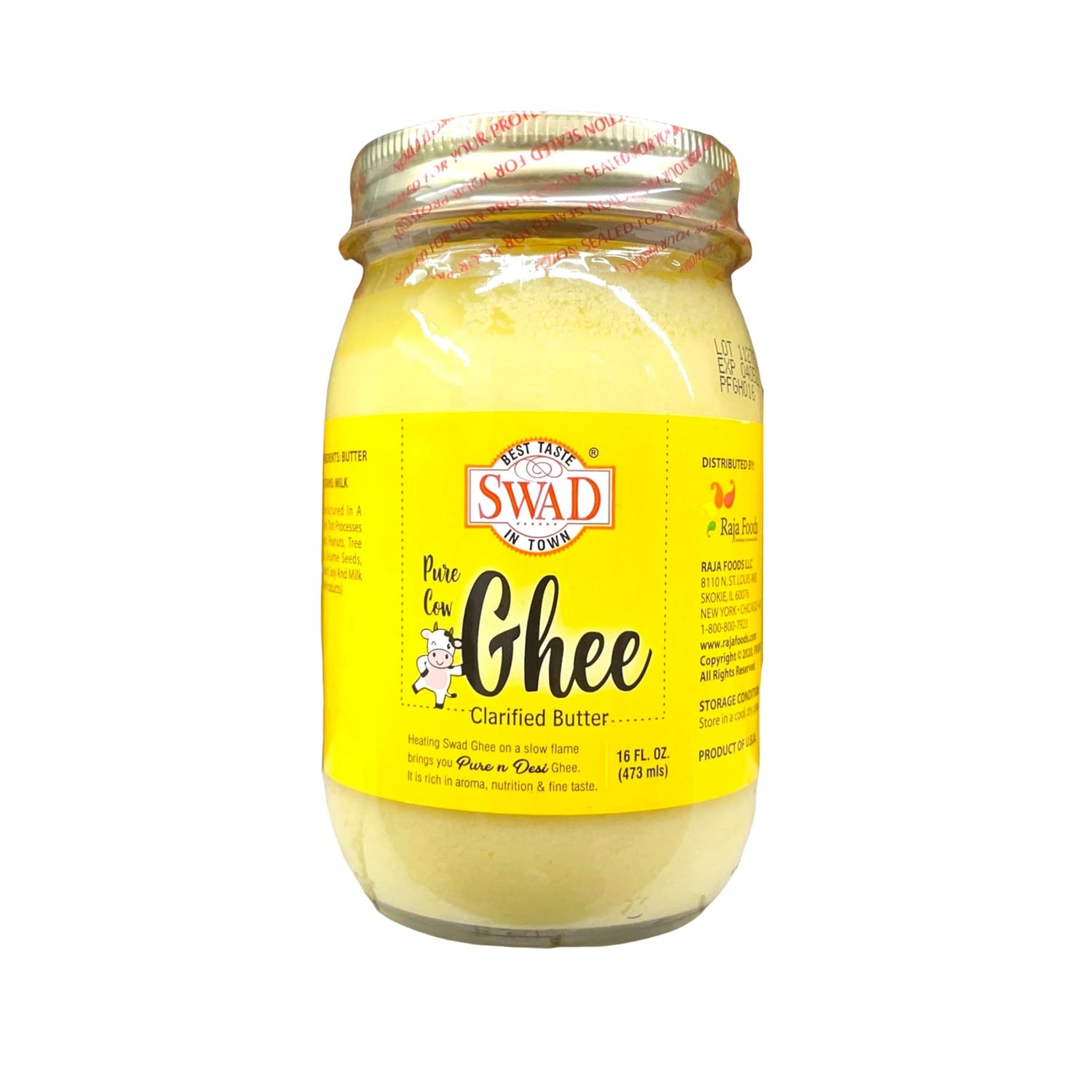 Pure Cow Ghee 16 FLOZ