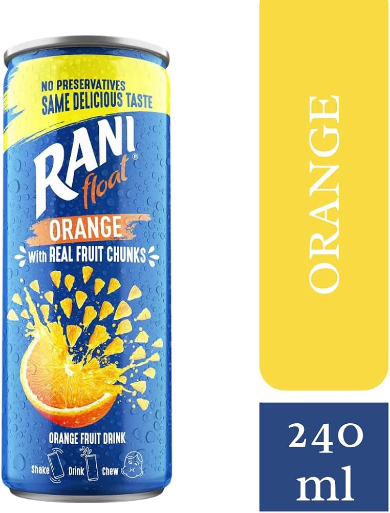 Rani Float With Real Fruit Pieces Juice Orange 240 ML