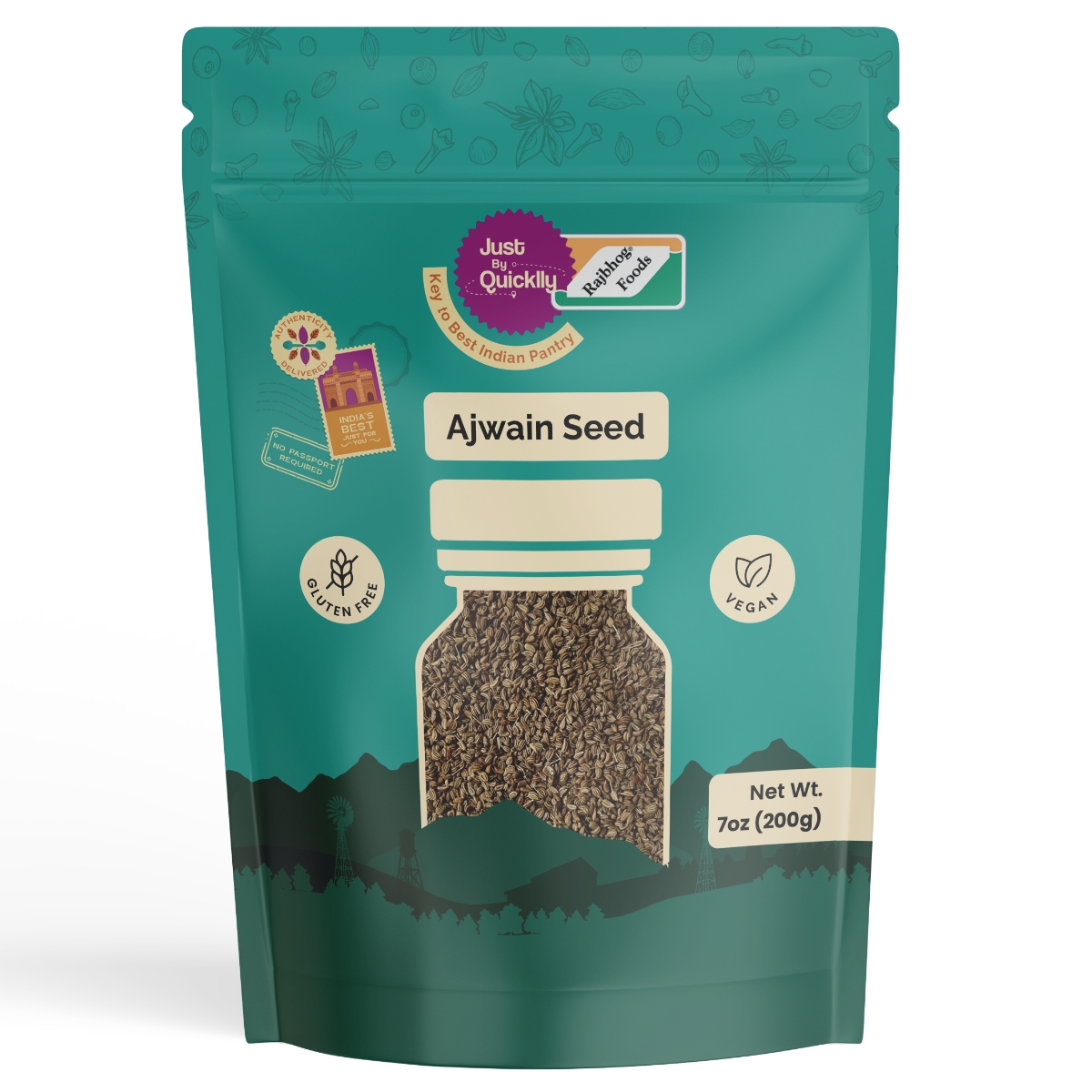Just By Quicklly Ajwain Seeds 7 OZ
