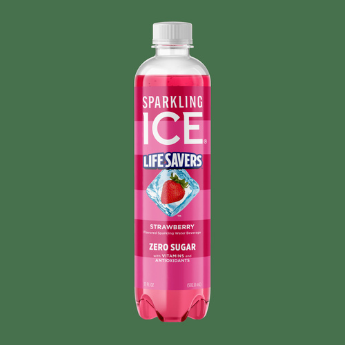 SPARKLIN ICE LIFE SAVERS STRAWBERRY 17 FLOZ
