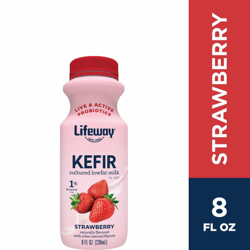 LIFEWAY KEFIR STRAWB 8 FLOZ