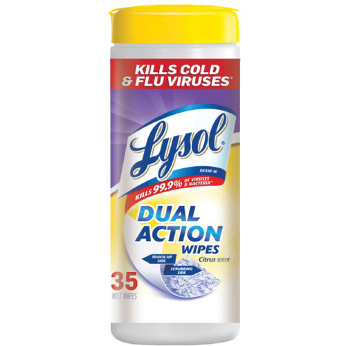 LYSOL WIPES DUAL ACT 35 COUNT