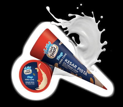 VADILAL CONE KESAR PISTA ICE CREAM 110 ML