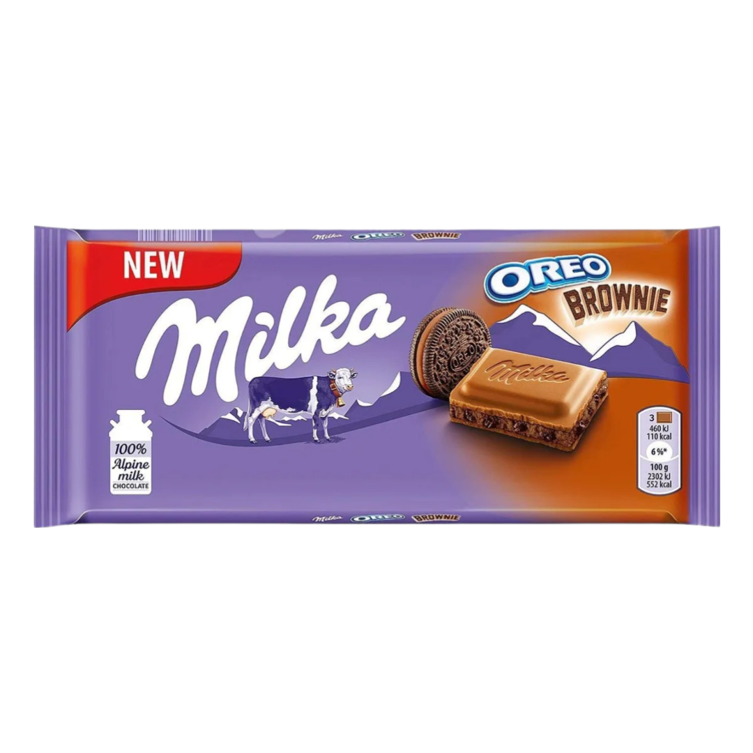 Milka Oreo Brownie Chocolate 100 GM