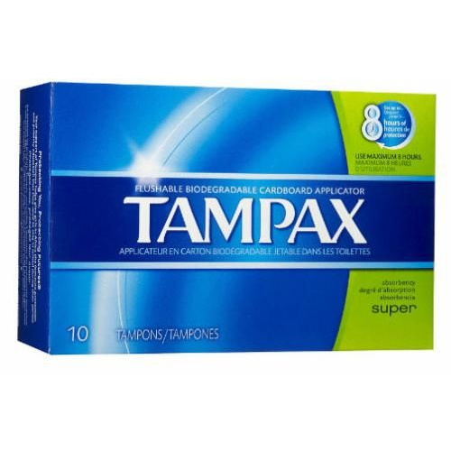 TAMPEX SUPER 10 COUNT