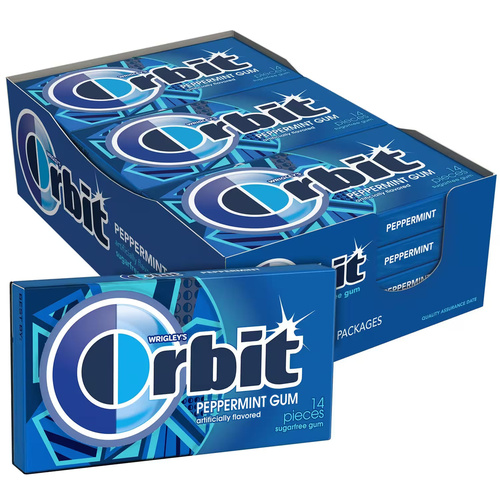 ORBIT PEPPERMINT GUM 14 COUNT