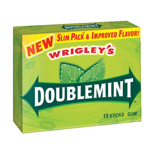 WRIGLEYS DOUBLEMINT 15 COUNT