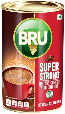 SUPER STRONG INSTANT COFFEE WITH CHICORY 500 GM