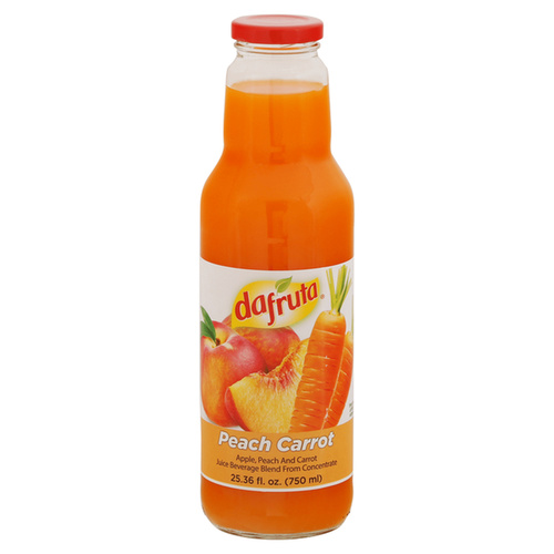 DAFRUTA PEACH CARRORT JUICE 25.36 OZ