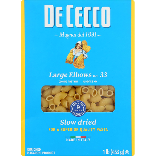 DE CECCO LG ELBOWS # 16 OZ