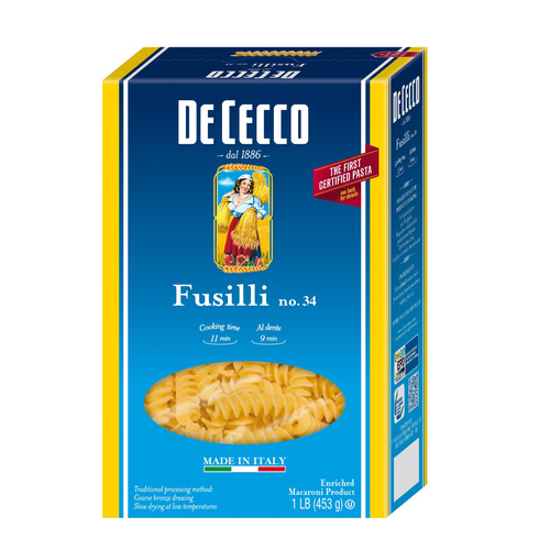 DE CECCO FUSILLI #34 16 OZ