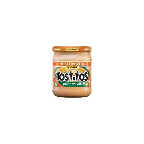 TOSTITOS QUESO MEDIUM 15 OZ
