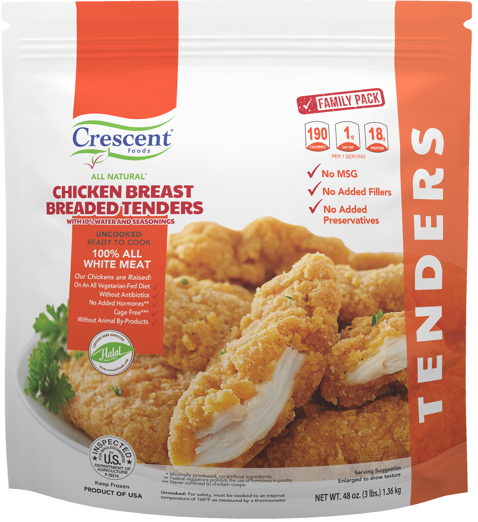 Crescent Halal Tenders 3 LBS