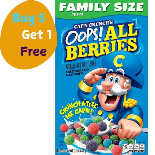 CAPN CRUNCH OOPS BER 16 OZ