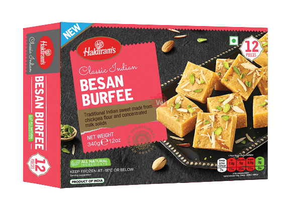 HALDIRAM BESAN BURFEE 340 GM